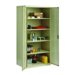 Hirsh Welded Steel Storage Cabinet With 4 Adjustable Shelves, 24" D X 36" W X 72" H, Putty -Whirlpool Shop 334041 DetailedProductView7 Lg