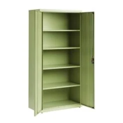 Hirsh Welded Steel Storage Cabinet With 4 Shelves, 18" D X 36" W X 72" H, Putty 18 Hirsh Welded Steel Storage Cabinet With 4 Shelves, 18" D X 36" W X 72" H, Putty -Whirlpool Shop 334043 DetailedProductView3 Lg