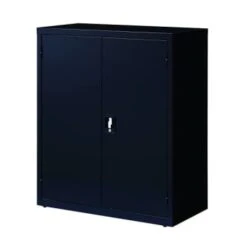 Hirsh Welded Steel Storage Cabinet With 2 Shelves, 18" D X 36" W X 42" H, Black -Whirlpool Shop 334044 LeftView Lg