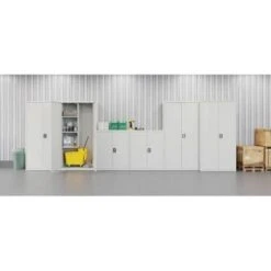 Hirsh Janitorial Cabinet, 18" D X 36" W X 72" H, Light Gray 16 Hirsh Janitorial Cabinet, 18" D X 36" W X 72" H, Light Gray -Whirlpool Shop 334049 DetailedProductView12 Lg