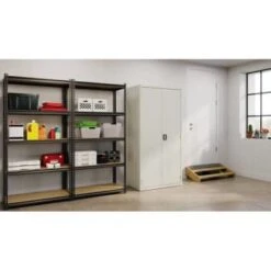 Hirsh Janitorial Cabinet, 18" D X 36" W X 72" H, Light Gray 13 Hirsh Janitorial Cabinet, 18" D X 36" W X 72" H, Light Gray -Whirlpool Shop 334049 DetailedProductView2 Lg
