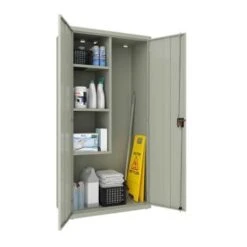 Hirsh Janitorial Cabinet, 18" D X 36" W X 72" H, Light Gray 15 Hirsh Janitorial Cabinet, 18" D X 36" W X 72" H, Light Gray -Whirlpool Shop 334049 DetailedProductView8 Lg