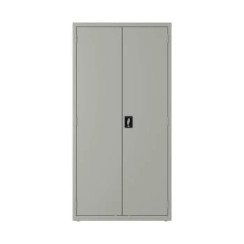 Hirsh Janitorial Cabinet, 18" D X 36" W X 72" H, Light Gray 3 Hirsh Janitorial Cabinet, 18" D X 36" W X 72" H, Light Gray