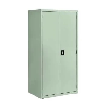 Hirsh Welded Steel Storage Cabinet With 4 Adjustable Shelves, 24" D X 36" W X 72" H, Light Gray 4 Hirsh Welded Steel Storage Cabinet With 4 Adjustable Shelves, 24" D X 36" W X 72" H, Light Gray - Image 2