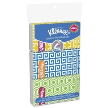 Kleenex Facial Tissue Pocket Packs, 3-Ply, 30 Sheets/pack, 36 Packs/carton 3 Kleenex Facial Tissue Pocket Packs, 3-Ply, 30 Sheets/pack, 36 Packs/carton