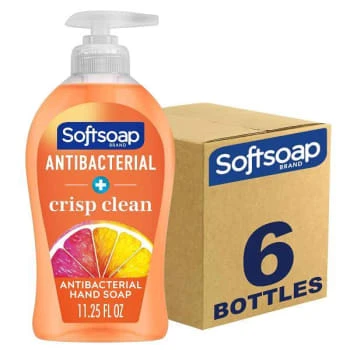 Softsoap 11.25 Oz Antibacterial Liquid Hand Soap (Crisp Clean) (6-Carton) 5 Softsoap 11.25 Oz Antibacterial Liquid Hand Soap (Crisp Clean) (6-Carton) - Image 3