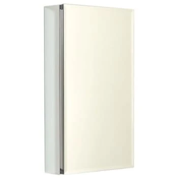 Zenith 15w X 26"h Dual Mount Aluminum Medicine Cabinet With Beveled Mirror 3 Zenith 15w X 26"h Dual Mount Aluminum Medicine Cabinet With Beveled Mirror