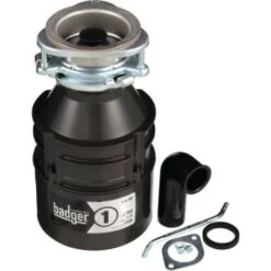 InSinkErator® Badger 1™ 1/3 HP, Garbage Disposal -Whirlpool Shop 405250 v IncludedHardware KWI Lg