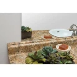 Vt Industries 25"d X 8'l Typhoon Gold Kitchen Countertop Right Miter -Whirlpool Shop 420283 K GLAM2 Lg