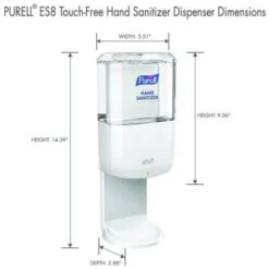 PURELL® ES8 Touch-Free Hand Sanitizer Dispenser With Energy-On-The-Refill, White -Whirlpool Shop 432368 v DetailedProductView3 Lg