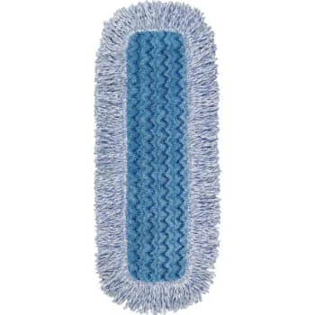 Rubbermaid 18 In Microfiber Hygen High Absorbency Damp Mop Pad (6-Pack) (Blue) 3 Rubbermaid 18 In Microfiber Hygen High Absorbency Damp Mop Pad (6-Pack) (Blue)