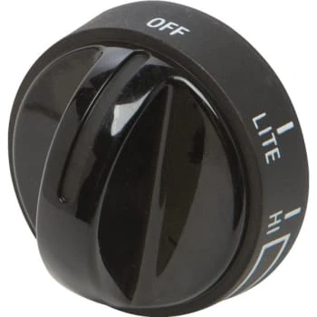 Peerless-Premier Gas Burner Knob/black R Series 3 Peerless-Premier Gas Burner Knob/black R Series