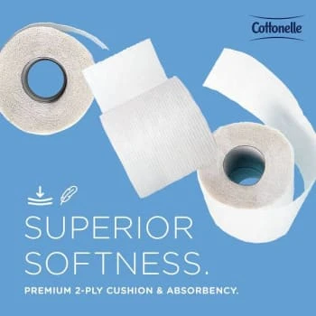Cottonelle® 2-Ply Standard Roll Toilet Paper (60-Case) 8 Cottonelle® 2-Ply Standard Roll Toilet Paper (60-Case) - Image 6