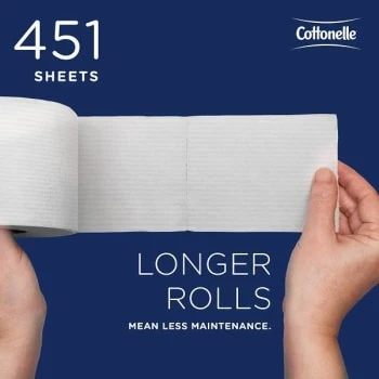 Cottonelle® 2-Ply Standard Roll Toilet Paper (60-Case) 9 Cottonelle® 2-Ply Standard Roll Toilet Paper (60-Case) - Image 7
