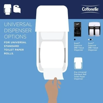 Cottonelle® 2-Ply Standard Roll Toilet Paper (60-Case) 10 Cottonelle® 2-Ply Standard Roll Toilet Paper (60-Case) - Image 8