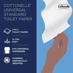 Cottonelle® 2-Ply Standard Roll Toilet Paper (60-Case) 22 Cottonelle® 2-Ply Standard Roll Toilet Paper (60-Case) -Whirlpool Shop 502099 DetailedProductView9 Lg