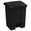 Safco 17 Gallon Plastic Step-On Trash Receptacle (Black) 2 Safco 17 Gallon Plastic Step-On Trash Receptacle (Black) -Whirlpool Shop 505797 WebOnly Lg