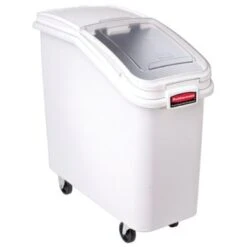 Rubbermaid Prosave 2.75 Gallon Ingredient Bin W/ Sliding Lid (White) -Whirlpool Shop 532093 w DetailedProductView3 Lg