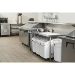 Rubbermaid Prosave 2.75 Gallon Ingredient Bin W/ Sliding Lid (White) -Whirlpool Shop 532093 w DetailedProductView7 Lg