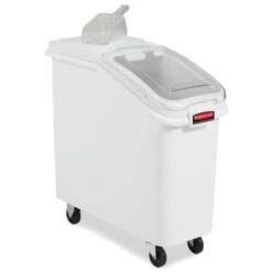 Rubbermaid Prosave 2.75 Gallon Ingredient Bin W/ Sliding Lid (White) -Whirlpool Shop 532093 w DetailedProductView8 Lg