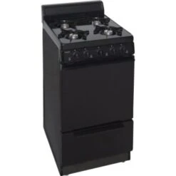 Premier® 20" Gas Range W/ Oven Window, Eletronic Ignition, 2.4 Cu Ft In Black