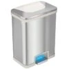Hls Commercial 13 Gallon Pedal-Sensor Trash Can W/ Trim (Stainless Steel/white) -Whirlpool Shop 532355 MainProductImage Lg