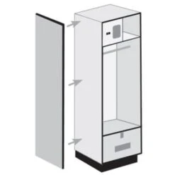 Salsbury Industries® Side Panel Open Access, Gear Locker 24 Inch No Hood Black 5 Salsbury Industries® Side Panel Open Access, Gear Locker 24 Inch No Hood Black -Whirlpool Shop 537384 w DetailedProductView1 Lg