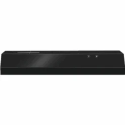 Whirlpool 30" Convertible/duct Free, Black Range Hood W/fit System Installation Brackets