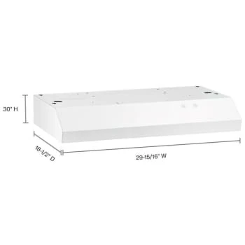 Whirlpool 30 In. Convertible Range Hood (White) 4 Whirlpool 30 In. Convertible Range Hood (White) - Image 2