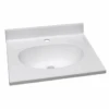 Design House® 61x22" Solid White Cultured Marble Vanity Top And Bowl 1 Design House® 61x22" Solid White Cultured Marble Vanity Top And Bowl -Whirlpool Shop 595645 WebOnly Lg