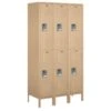 Salsbury Industries® Tan Double Tier Standard Metal Locker 6 Feet X 18inches -Whirlpool Shop 621077 w MainProductImage Lg