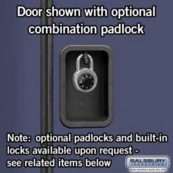 Salsbury Industries® Blue Triple Tier-Wood Locker 6 Feet High X 18 Inches -Whirlpool Shop 621078 w DetailedProductView4 Lg