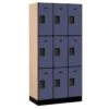 Salsbury Industries® Blue Triple Tier-Wood Locker 6 Feet High X 18 Inches 2 Salsbury Industries® Blue Triple Tier-Wood Locker 6 Feet High X 18 Inches -Whirlpool Shop 621078 w MainProductImage Lg