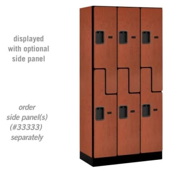 Salsbury Industries® Cherry-S Style-Wood Locker 6 Feet X 18 Inches 4 Salsbury Industries® Cherry-S Style-Wood Locker 6 Feet X 18 Inches - Image 2