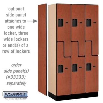 Salsbury Industries® Cherry-S Style-Wood Locker 6 Feet X 18 Inches 5 Salsbury Industries® Cherry-S Style-Wood Locker 6 Feet X 18 Inches - Image 3