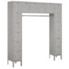 Salsbury Industries® Gray-Six Tier Box Standard Metal Locker-Unassembled 2 Salsbury Industries® Gray-Six Tier Box Standard Metal Locker-Unassembled -Whirlpool Shop 621099 w MainProductImage Lg