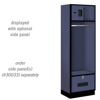 Salsbury Industries® Blue Designer Wood Open Access Locker 6 Feet X 18 Inches 4 Salsbury Industries® Blue Designer Wood Open Access Locker 6 Feet X 18 Inches - Image 2