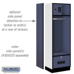 Salsbury Industries® Blue Designer Wood Open Access Locker 6 Feet X 18 Inches 13 Salsbury Industries® Blue Designer Wood Open Access Locker 6 Feet X 18 Inches -Whirlpool Shop 621106 w DetailedProductView1 Lg