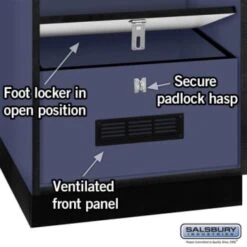 Salsbury Industries® Blue Designer Wood Open Access Locker 6 Feet X 18 Inches 14 Salsbury Industries® Blue Designer Wood Open Access Locker 6 Feet X 18 Inches -Whirlpool Shop 621106 w DetailedProductView2 Lg
