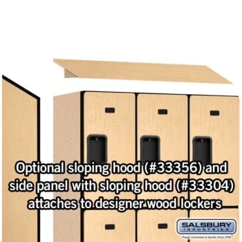 Salsbury Industries® Maple-Designer Wood Locker 6 Feet X 18 Inches 10 Salsbury Industries® Maple-Designer Wood Locker 6 Feet X 18 Inches - Image 8