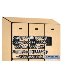 Salsbury Industries® Maple-Designer Wood Locker 6 Feet X 18 Inches 19 Salsbury Industries® Maple-Designer Wood Locker 6 Feet X 18 Inches -Whirlpool Shop 621107 w DetailedProductView7 Lg