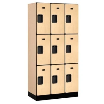 Salsbury Industries® Maple-Designer Wood Locker 6 Feet X 18 Inches 3 Salsbury Industries® Maple-Designer Wood Locker 6 Feet X 18 Inches