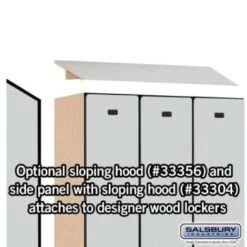 Salsbury Industries® Gray- Single Tier Designer Wood Locker 6 Feet X 18 Inches 18 Salsbury Industries® Gray- Single Tier Designer Wood Locker 6 Feet X 18 Inches -Whirlpool Shop 621118 w DetailedProductView6 Lg