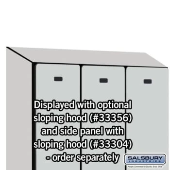 Salsbury Industries® Gray- Single Tier Designer Wood Locker 6 Feet X 18 Inches 11 Salsbury Industries® Gray- Single Tier Designer Wood Locker 6 Feet X 18 Inches - Image 9