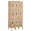 Salsbury Industries® Tan Triple Tier Standard Metal Locker-6 Feet X 15inches 1 Salsbury Industries® Tan Triple Tier Standard Metal Locker-6 Feet X 15inches -Whirlpool Shop 621141 w MainProductImage Lg