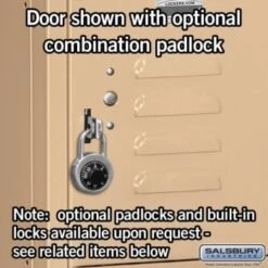 Salsbury Industries® 6 Ft. X 18 In. 6-Tier Box Locker (Tan) 7 Salsbury Industries® 6 Ft. X 18 In. 6-Tier Box Locker (Tan) -Whirlpool Shop 621151 w DetailedProductView2 Lg