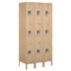 Salsbury Industries® Triple Tier-Tan-Standard Metal Locker 6 Feet X 18 Inches 1 Salsbury Industries® Triple Tier-Tan-Standard Metal Locker 6 Feet X 18 Inches -Whirlpool Shop 621159 w MainProductImage Lg