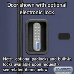 Salsbury Industries® Blue Double Tier S Style-Wood Locker 6 Feet X 18inches -Whirlpool Shop 621172 w DetailedProductView5 Lg