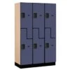 Salsbury Industries® Blue Double Tier S Style-Wood Locker 6 Feet X 18inches 1 Salsbury Industries® Blue Double Tier S Style-Wood Locker 6 Feet X 18inches -Whirlpool Shop 621172 w MainProductImage Lg