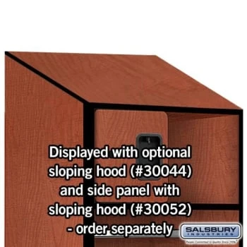 Salsbury Industries® Cherry 24 Inch Wide Designer Wood Open Access Locker 11 Salsbury Industries® Cherry 24 Inch Wide Designer Wood Open Access Locker - Image 9